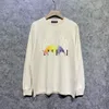 21SS Autumn Sportwear Men V4 T-shirt Tryckt Designer Jacka Paris Double Letter Jacquard Weave Cloth Sleeve Mens Shirt Tag White Black V084