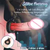 10 modalità di vibrazione Pene vibrante Cock Ring Silicone Doppio motore Ritardo maschile Eiaculazione Masturbazione Uomo sexy Negozio Prodotto erotico
