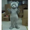 Hallowee Gray Bear Mascot Costume Cartoon Anime Theme Character Carnival vuxen unisex klänning jul födelsedagsfest utomhus outfit