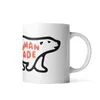 İnsan Yapımı Kupa Uçan Ördek Hot Polar Bear Baskı Seramik Kupa İnsan Yapımı Kahve Kupası T220804
