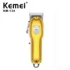 Kemei Kapper Scheerapparaat Oplaadbaar Leuker Cliper Man Verstelbaar Mes Scheermes Kapsel Machine Clipper KM-134 Trimer6839240