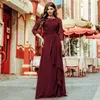 Вечерние платья длинные элегантные кружевные кружева vestidos de fiesta de noche sexy plus burgundy formal Party Howns LJ201224