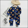 Autumn Childrens Pajamas Set Baby Boy Girl Clothes Casual Long Sleeve Sleepwear Kids Tops Pants Toddler Clothing Sets Drop Delivery 2021 B