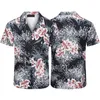 camicie da uomo firmate Casablanc Camicie Hawaii Camicia elegante modello stampa camicia unisex abbottonatura orlo