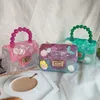 Bolsas de PVC feminino e bolsas de gelatina para meninas para meninas Mini moedas carteira infantil Bolsa de embreagem Presente