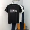 Projektant męski T Shirt wysokiej jakości mężczyzna kobiet pary na co dzień z krótkim rękawem męskie koszulki z okrągłym dekoltem 2 kolory S-5XL