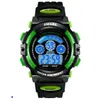 cwp SMAEL Kids Watches Boys Quartz Wristwatches Student Sport 50M Waterproof Alarm Clock 0508 Children LED Digital a1