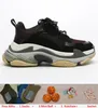 Triple S Men Women Designer Casual Shoes Platform Sneakers 17fw Clear Sole Black White Gray Red Pink Blue Royal Green Mens Trainers Jogging Walking with Box 36-45