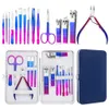 Fashion Nail Art Kits Colorful Stainless Steel Nails Clippers Wholesale Manicure Set Tools Cuticle Nippers for Beauty Salon