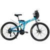 Smlro MX300 Women's Electric Mountain Bike 48V 13AH 500W Retro Electric Bicycle with Removable Battery 26 inch Folding High Ebike Quality Fashion E-Bike 21 Speed