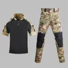 Тренажерный зал Мужчина Лето коротко короткие военные одежды Костюма Армия Фанат Наружный боевой тренировки камуфляж