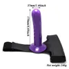 Productos sexy Tiny Bullet Vibrador Correa en arnés Dildo Strapon Pantalones Juguetes para mujeres Pareja Lesbianas Artículos de belleza eróticos