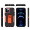 Car Phone Holder Magnet Suction Cases For Samsung S23 S22 Ultra S21 FE A12 A22 A32 A52 A13 A33 A53 5G Hard Plastic Soft TPU Hybrid Layer Hit Kickstand Shockproof Cover