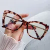 Güneş gözlüğü Moda Anti Mavi Işık Gözlük Kadınlar Için Vintage Kedi Göz Bilgisayar Gözlük Çerçeve Engelleme Şeffaf Optik Gözlük