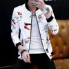 Spring Autumn Mens Bomber Zipper Jacket Male Casual Streetwear Hip Hop Slim Fit Pilot Coat Men kläder M3XL XXXL 220810