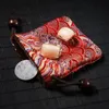 Storage Bags HandEmbroidered Brocade Bag Gadgets Jewelry Cloth Cotton And Linen Beam Port Incense Box BagStorage8054162