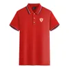 North Macedonia Men and Women Polos Mercerized Cotton Sempleve Lapel Breseable Sports Tシャツのロゴはカスタマイズできます
