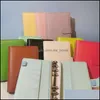 Filing Supplies Products Office School Business Industrial Usa Stocks 10 Ron Colors Mixed A6 Binders With Plastic Inserts 130*190Mm Empty