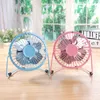 Mini USB Metal Desktop Fan With 360 Rotation Adjustable Cooling Fan Portable Office Household Traveling Mute Fans 4 Colors BH6228 TYJ