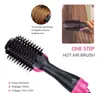 Salon 4 in 1 Roller Electric Heated Air Comb One Step Dryer Brush and Curler Blow Straight Hair Curler