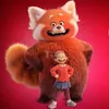 Cartoon Red 35cm Turning Toy Kawaii Bear Plushies Anime Peripheral Cute Animal Red Panda Plush Toys Doll Gifts For Children