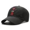 Ball Caps Mens Baseball Cap 2022 Black Red китайский персонаж китайский дизайнер вышивки высококачественный Snapback Hip Hop Trucker Dad Hatball