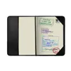 Image personnalisée passeport couverture portefeuille sac hommes femmes en cuir véritable ID porte-adresse Portable embarquement voyage accessoires 220711