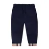 Kids Designer Broek Lente en Herfst NavyNieuwe Jongens Veelzijdige Broek Casual Broek Modieuze Broek voor Kinderen Maat 90-140 PSK118