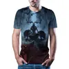 Męskie koszulki męskie marka męska Casual Animal 3D T-shirt Naturalne zabawy ubrania Summer Asian Sizemen's