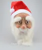 Andere evenementenfeestje Merry Christmas Santa Claus latex masker Outdoor ornamenen schattig kostuum maskerade pruik baard verkleed Xmas Partyoth