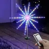 Solar Starburst الألعاب النارية Light IP65 سلسلة مضادة للماء الضوء 8 أوضاع 112 LED LED LAMN LAMP GRADT/PATHWAY/Street/Yard Lightscape Light