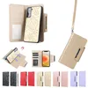 Maple Diamond Bling Detachable Magnetic Cases Flip Wallet Leather For Samsung A22 A32 A42 A52 A72 A02S A03S A03 Core A13 4G 5G A33 A53 A73 M52 F52 RedMi Note 10 11 Pro