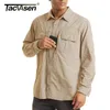 TACVASEN With 2 Chest Zipper Pockets Tactical Shirt Men's Quick Drying Skin Protective Long Sleeve Team Work Tops Outdoor 220322