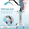 Terapia de luz led portátil facial e corporal para mascarador facial led pdt espectrômetro iluminação 7 cores equipamento de tratamento