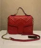 Moda 446744 Marmont Kadın Lüks Tasarımcılar Çanta PU Deri Kadın Çanta Anahtar Kart Cüzdan Çanta Messenger Crossbody Omuz Çantası Uy-P