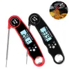 Kitchen Stainless Steel Thermometer Fridge Magnets Hangable Bottle Opener Digital Cooking Food Probe LED Electronic Household Temperature Detector Tools