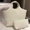 럭셔리 디자이너 ICAREBAG 큰 지갑 숄더 가방 수하물 Glambskin Purse Pochette 주말 주말 여성 토트 크로스 바디 토트 키 핸드백 남자 진짜 가죽