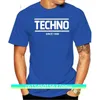 ФУТБОЛКА TECHNO TECHNO SINCE 1988 MUSIC RAVE FESTIVAL ФУТБОЛКА Футболки с забавными топами Футболка с забавными топами унисекс 220702