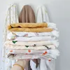 born Muslin Cotton Muslin Baby Fashion Ruffle Wrap Blanket Stuff Cute Print Stuff Pielucha Bambusowa 220527