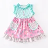 Clothing Sets Girlymax Baby Girls Summer Clothes Watermelon Milk Silk Sleeveless Dress Knee Length Floral Leopard Tie Dye Kids Clo4930936