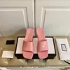 2022 Paris Brand Woman Slipper Designers Lady Sandals Summer Jelly Slide High Heel Slippers Luxurys Casual Shoes Women