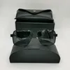 2022 designer PD merk modieuze zonnebrillen en retro marine plastic op maat gemaakte kleine rechthoekige zonnebril zijn bedrukt met het merklogo van luxe letters