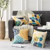 Cuscino/cuscino decorativo fiore uccello cuscino stampato cuscino covoni decorative cuscini in lino cotone cotone cuscini per decorazioni per la casa sedia di divano 45x45