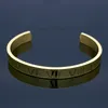 2023 C Shape Roman Numeral Charm Bracelets Cuff Simple Trendy Jewelry For Women Wedding Jewelry