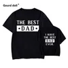 THE DADI HAVE THE DAD EVER T-shirt per la famiglia abbinata ai vestiti Abiti per la famiglia Look per papà e figlio Vestiti Regalo per la festa del papà 220531