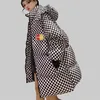 Zima bawełna harajuku bf parka odłączona luźna z kapturem wyściełana długa zimowa kurtka damska streetwear zimowy płaszcz kobiety 201127