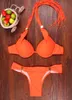 Bikini de verano acolchado Pushup Bikini Set Beach traje de baño traje de baño ropa de playa para mujer 220527