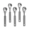 Stainless Steel Stamp Spoon Paint Wax Stamps Sealing Spoons Long Handle Wax Melting Stick Granule