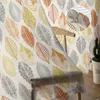 Gardin draperar gul orange säckväv botten tyll gardiner för vardagsrum sovrum dekoration lyx voile valance ren kitchencurentain