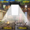 Lâmpada de Segurança Solar 900 Lumens Ao Ar Livre Indoor Solar Powerlight Powerlight luz à prova d 'água luz com controle remoto para jardim